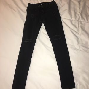 Black skinny jeans